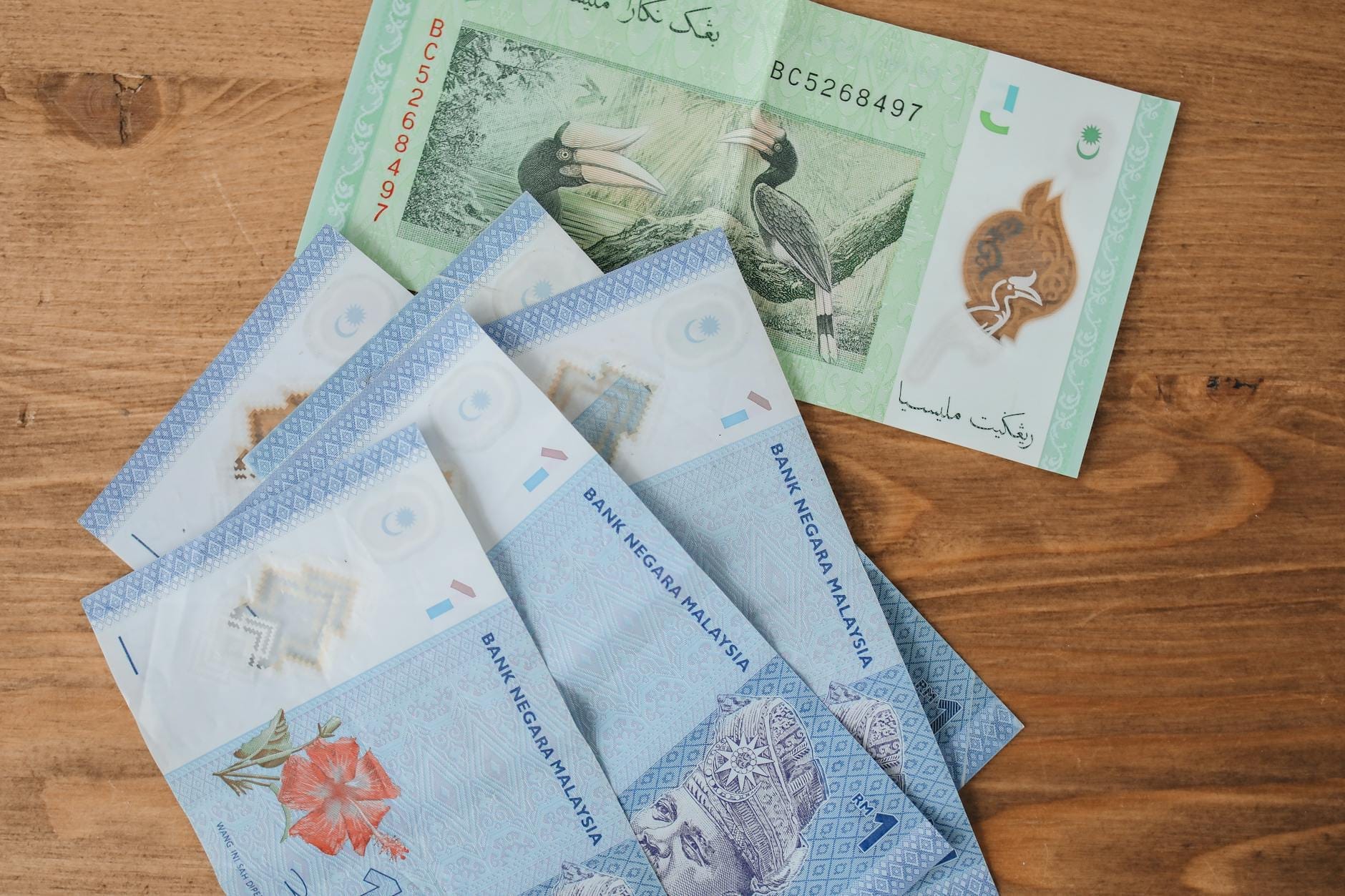 Malaysian ringgit cash ready for a day of shopping spree in Kuala Lumpur’s diverse and bustling malls.