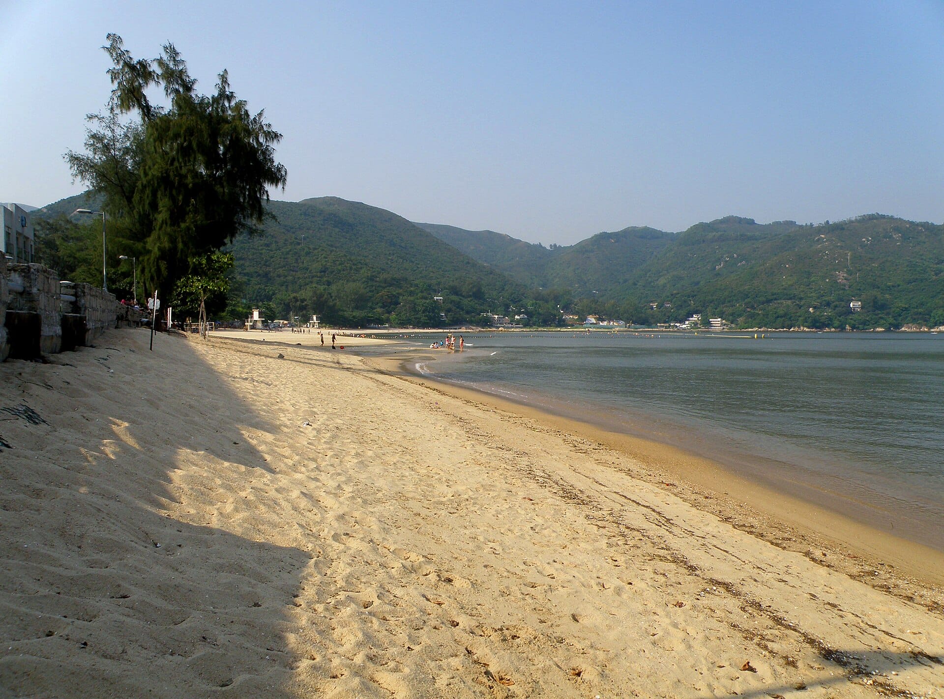 Spiaggia di Silver Mine Bay a Mui Wo, Lantau Island