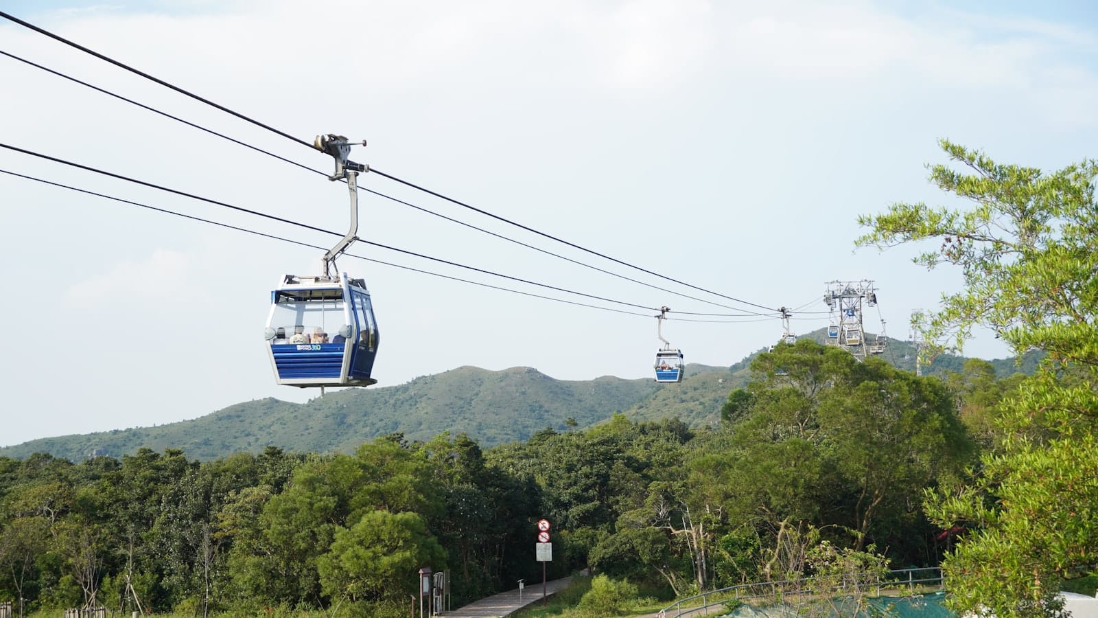 Funivia al Ngong Ping Village, Lantau Island
